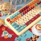 Loong Year Good Luck 104+16 / 34 / 54 MDA MCA Profile Keycap Set Cherry MX PBT Dye-subbed for Mechanical Gaming Keyboard